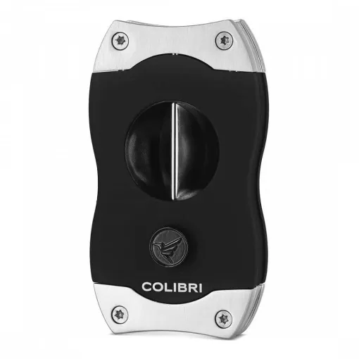 Picture of V Cut Colibri Brushed Chrome Cigar Cutter - Colibri