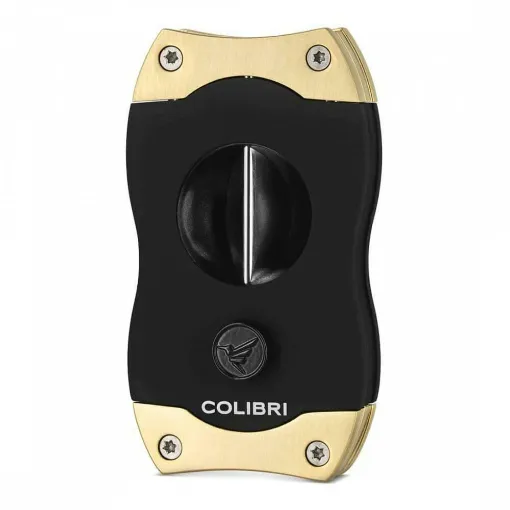 Picture of Brushed Gold Colibri V Cut Cigar Cutter - Colibri