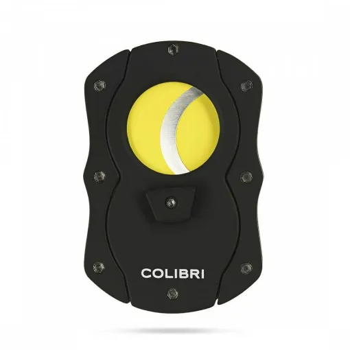 Picture of Colibri Cut Yellow Black Cigar Cutter - Colibri