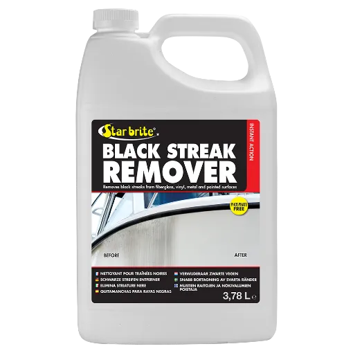 Picture of Instant Black Streak Remover - Multi-Surface Cleaner - Quickly Dissolves Stains Caused by Water Run Off - 3.78L - Star Brite