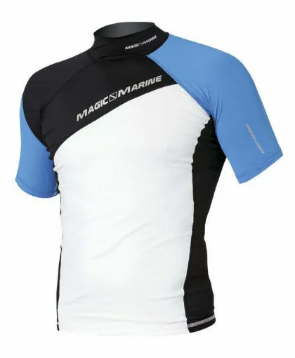 Picture of Energy Rash Vest s/s men L Blue - Magic Marine