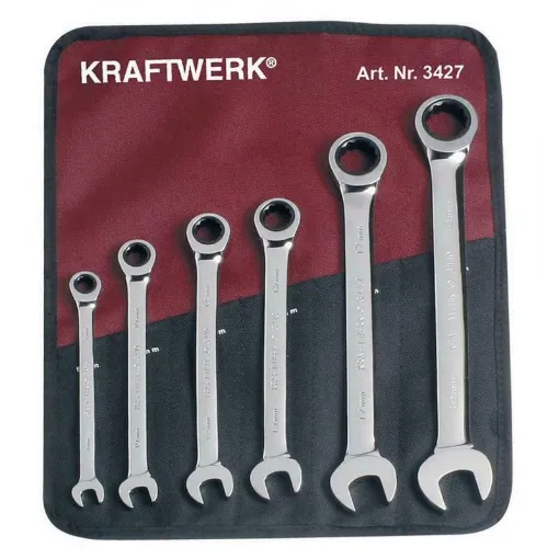 Picture of Set of 6 clickcraft ratchet spanners - Kraftwerk