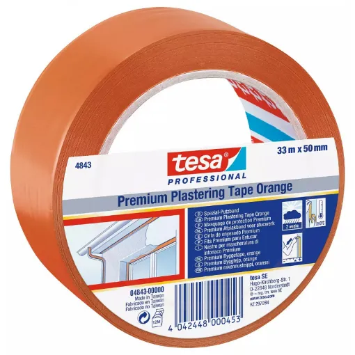 Picture of Orange masking tape 33x50mm - Tesa