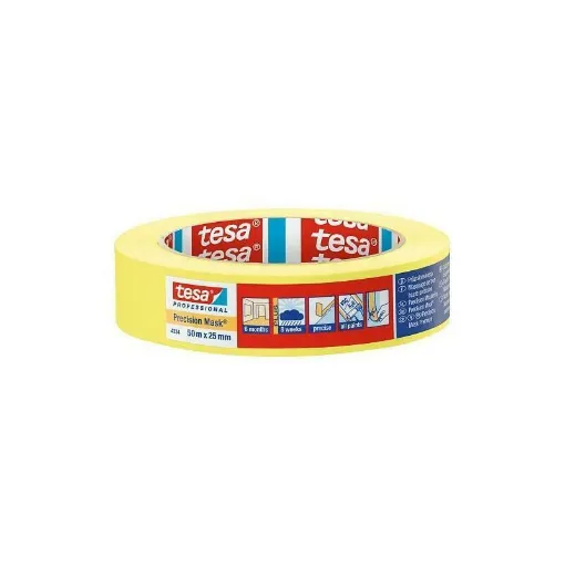 Picture of Yellow masking paper 50x25mm - Tesa