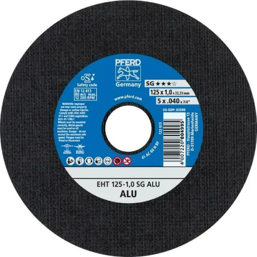 Picture of Aluminium cutting disc 125x1mm - Pferd