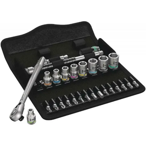 Picture of ZykloP1/4' 28-piece ratchet set - Wera