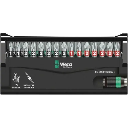 Picture of Bit-check 30 bi-twist standard bit case - Wera