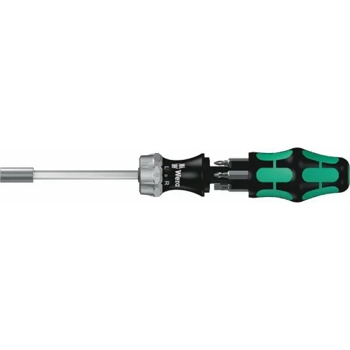 Picture of Ratchet screwdriver with bits - Wera