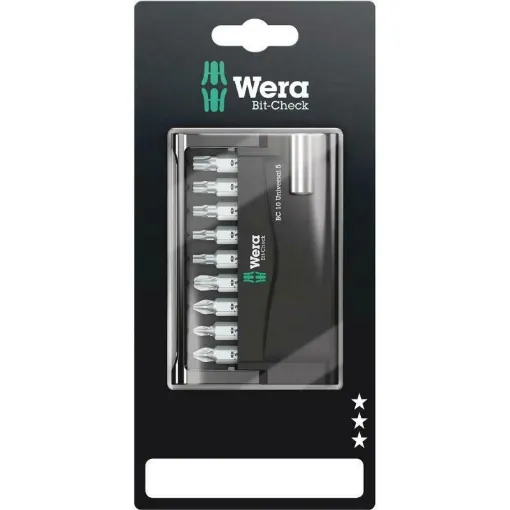 Picture of Bit-check 10 universal standard bit case - Wera