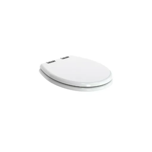 Picture of Silence plus/2G white polyester seat - Tecma