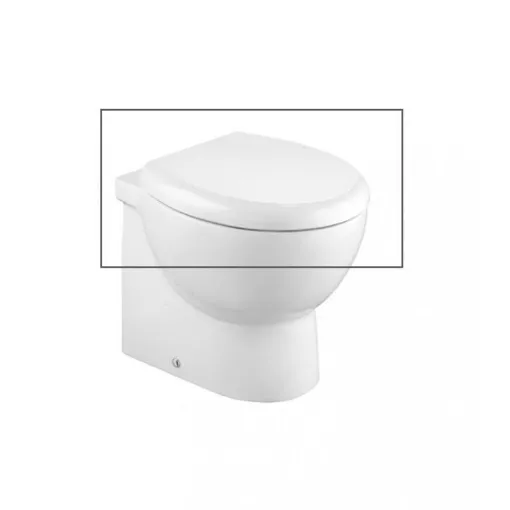 Picture of Breeze/2G thermosetting soft-closing seat white - Tecma