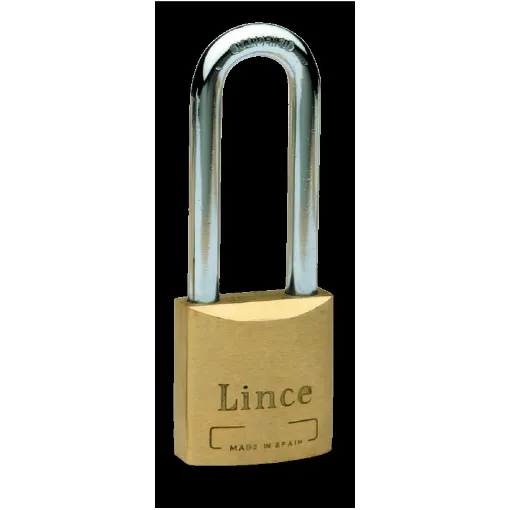 Picture of Brass padlock with extra long shackle 30mm - Lince