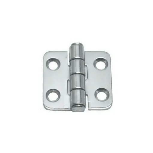 Picture of Square polished stainless steel hinge 38x39mm - OEM