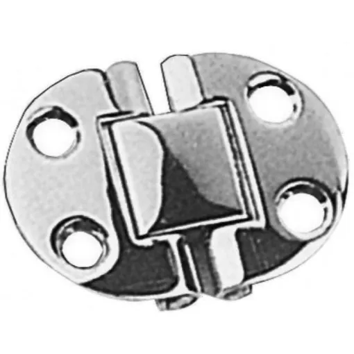 Picture of Polished stainless steel roll-over hinge 50x38mm - OEM