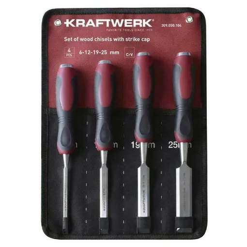 Picture of Wood chisel set 6 to 25mm - Kraftwerk