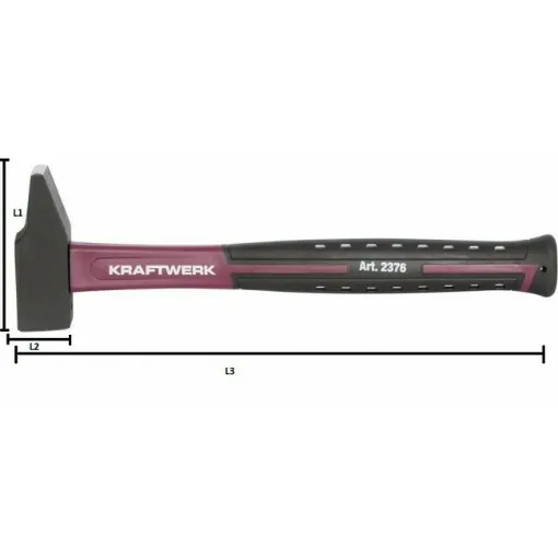 Picture of Rip hammer , Weight (g) 1600, Striking area (mm) 50 - Kraftwerk