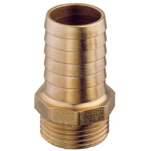 Picture of 1/4'-8 male brass nipple - Guidi