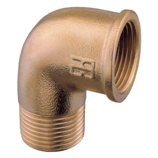 Picture of 90° m/f 1/8' brass elbow - Guidi