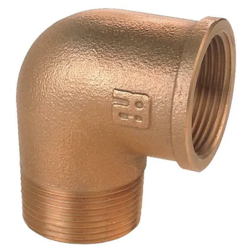 Picture of 90° bronze elbow 1/2' male / female - Guidi