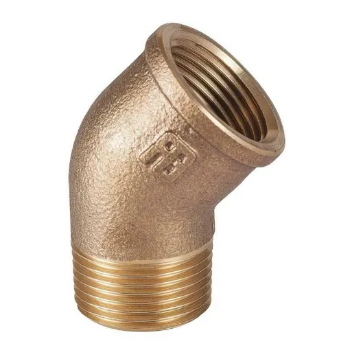 Picture of 45° bronze elbow 1' male / female - Guidi