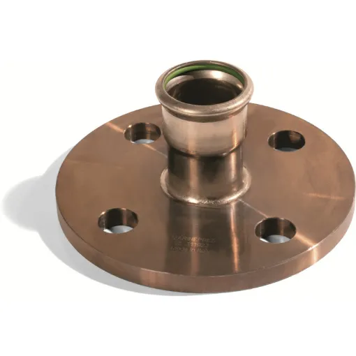 Picture of Cupro nickel flange DN32 PN6 to be crimped 35mm RM - OEM