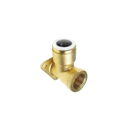 Picture of Female brass angle to fix-15, 1/2' bsp thread - John Guest