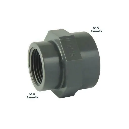 Picture of Reduction pvc F-F 3/8'- 1/2' - OEM