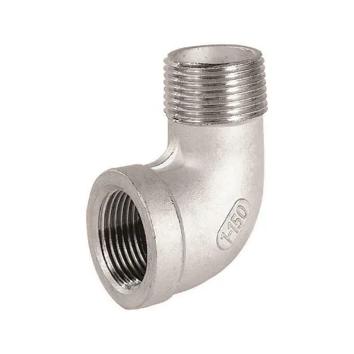 Picture of 90° stainless steel elbow 3/8' male / female - OEM