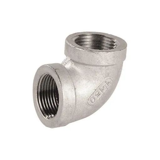 Picture of 90° female / female 3/8' stainless steel elbow - OEM