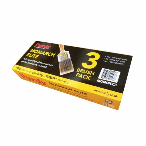 Picture of Pro-Extra Monarch Brush Box Set 1" 1.5" and 2"