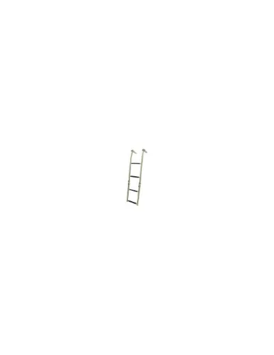 Picture of Stainless steel platform ladder, 1+2 steps, 255x740mm