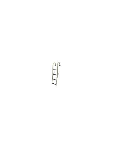 Picture of Stainless steel folding ladder, 1+2 steps, 250x645mm