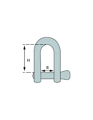 Picture of INX CUT SHACKLE DTE 5MM*2