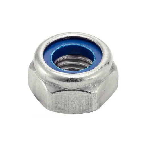 Picture of Hexagonal self-locking nut (HI) A4 M24, Thickness mm 39.55, Pitch 3 - OEM