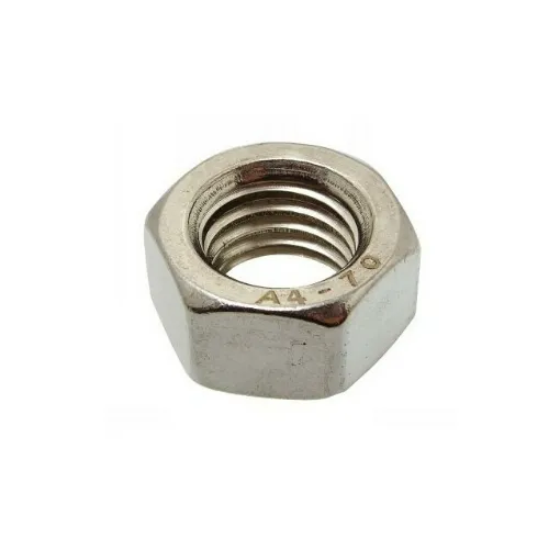 Picture of Hexagon nut (HU) A4 M20, Thickness mm 16, Pitch 2.5 - OEM