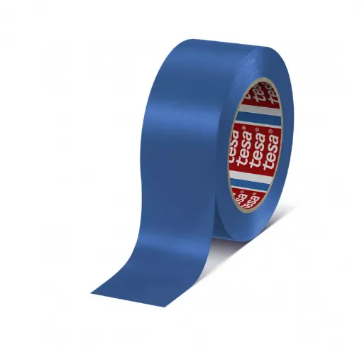 Picture of Blue permanent marking tape 50mm Length 33m PVC - Tesa