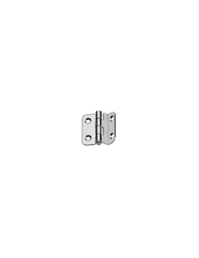 Picture of Standard angled stainless steel hinge 37 x 37 x 2 mm