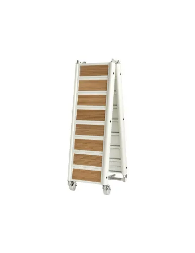 Picture of White varnished folding walkway 260 cm