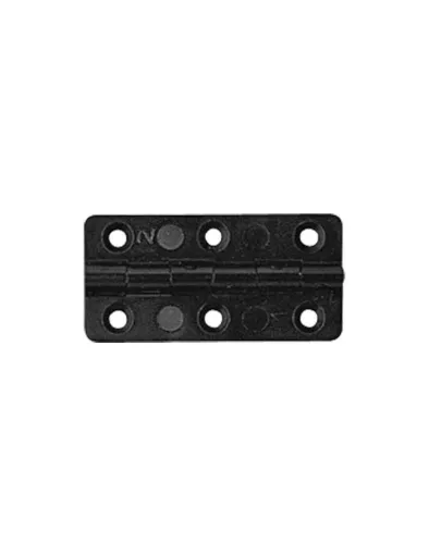 Picture of Rectangular hinge 40x75mm, black