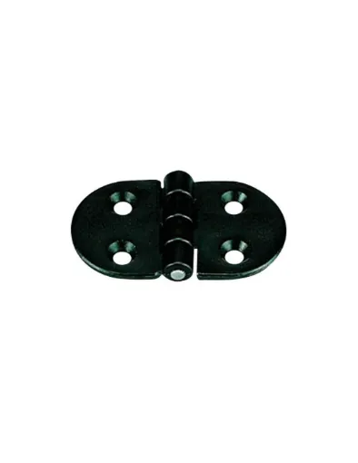 Picture of Round hinge 70x40x4.5mm, white