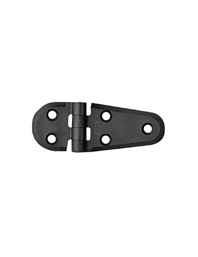 Picture of Semi-oval hinge 90x40x4.5mm, white