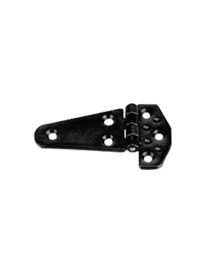 Picture of Angled hinge 80x60x4.5mm, black