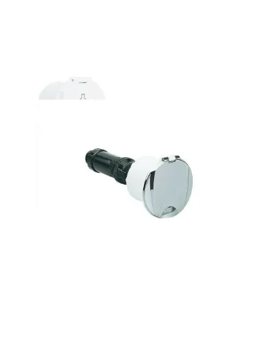 Picture of Single water inlet straight spigot - white