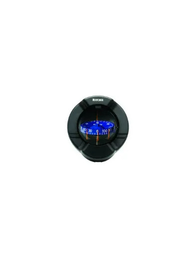 Picture of Venture SR-2 compass on waterproof bulkhead, blue/black