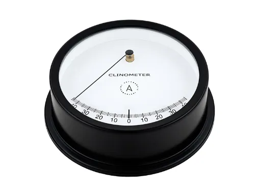 Picture of 120mm clinometer - Black aluminium case - Easy fix system - Autonautic Instrumental