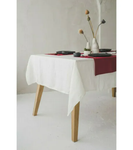 Picture of 140x250 cm Linen Tablecloth,plain colors