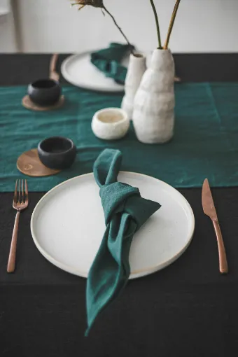 Picture of 51x51 cm, Linen Table Napkins, plain colors