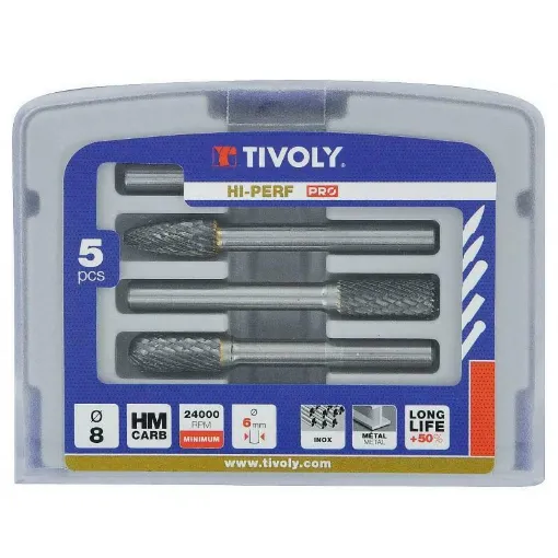 Picture of Set of 5 file cutters - Tivoly