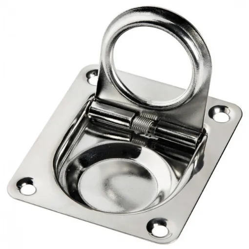 Picture of Floor lifter in A4 stainless steel with spring 55x65mm - OEM