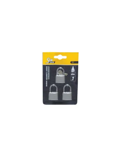 Picture of Set of 3 padlocks L30mm